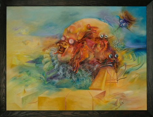 Bez tytułu - kompozycja surrealistyczna, 1996, Barbara Warzeńska