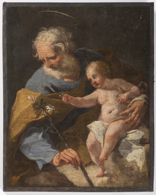 Święty Józef z Dzieciątkiem Jezus, Giovanni Battista Pittoni