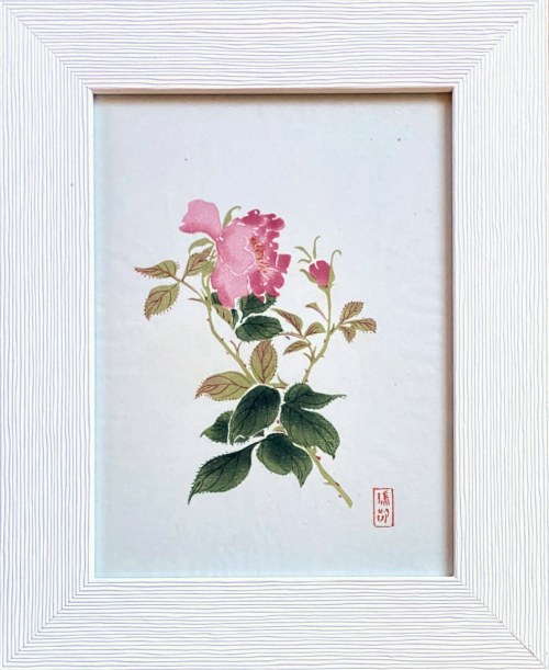 Kwiaty, 1952, Drzeworyt Chiński