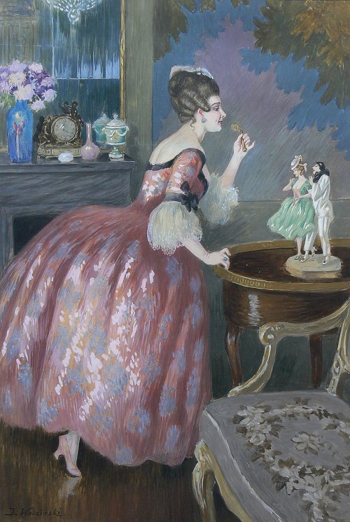 Dama w saloniku, Józef Wodziński