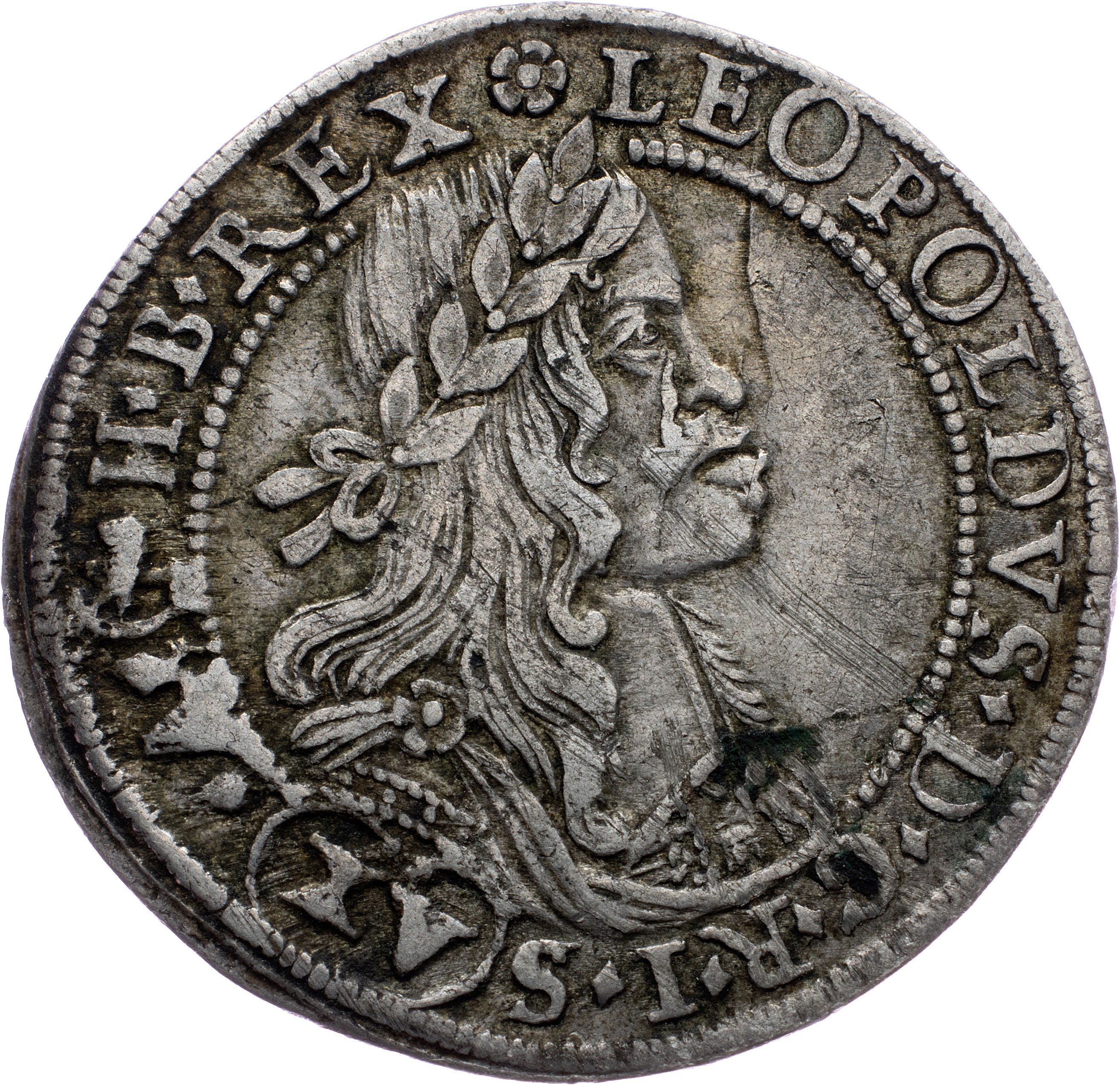 Leopold I., 15 Kreuzer 1664, Graz - Online auction / Online