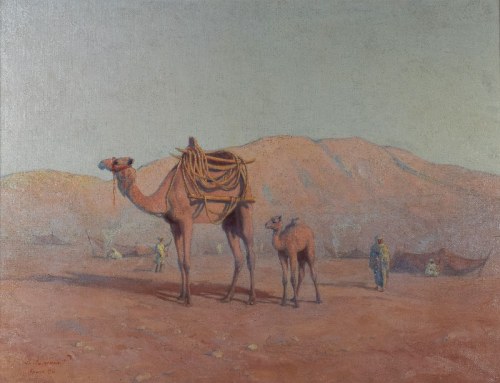 Na pustyni, 1923, Aleksander Laszenko
