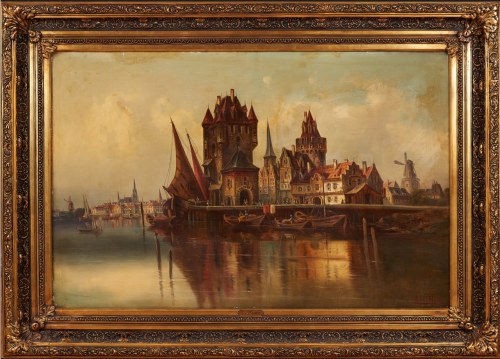 W porcie, 1880./1890., Karl Kaufmann