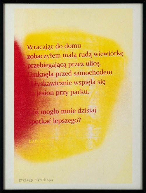 Wiewiórka; 2018, Piotr Lutyński