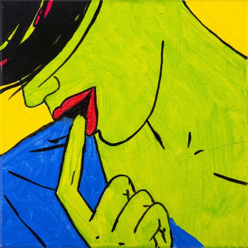 Kobieta kot; 2018, Zbigniew Nowak
