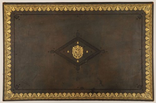 Francja, 1852-70, Teka Na Dokumenty Z Herbem Napoleona III