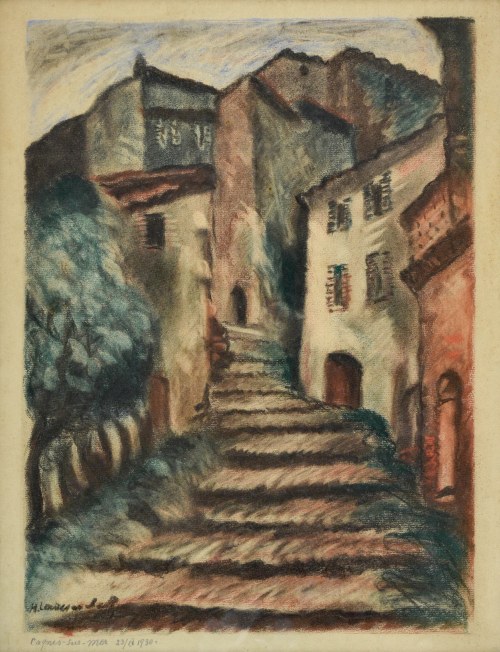 Cagnes sur Mer II, 1930, Henryk Lewensztadt