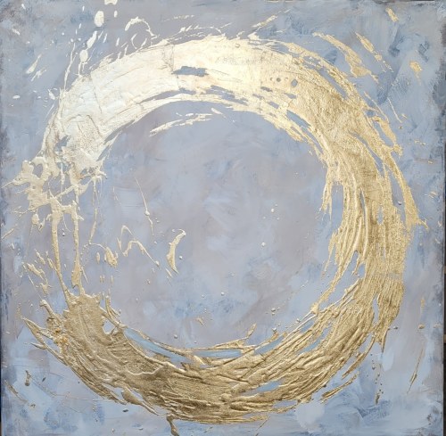 Golden ensō, 2022, Julia Janowska