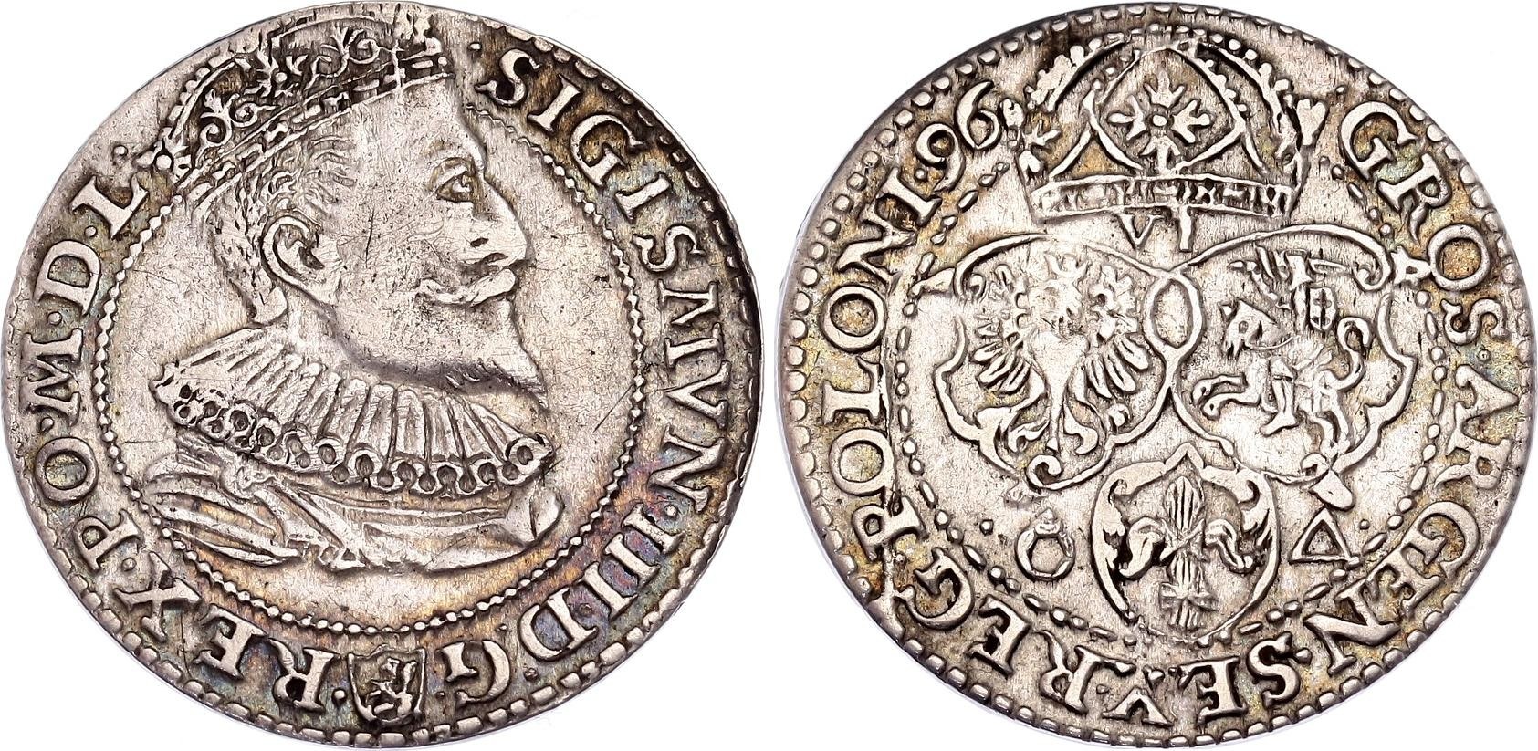 Polish Lithuanian Commonwealth 6 Groszy 1596 Aukcja