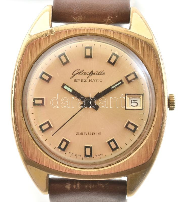 Glashütte Spezimatic 26 Rubis Made In Gdr Glashütte GUB Spezimatic 26 Rubis Made in GDR mechanikus vintage férfi