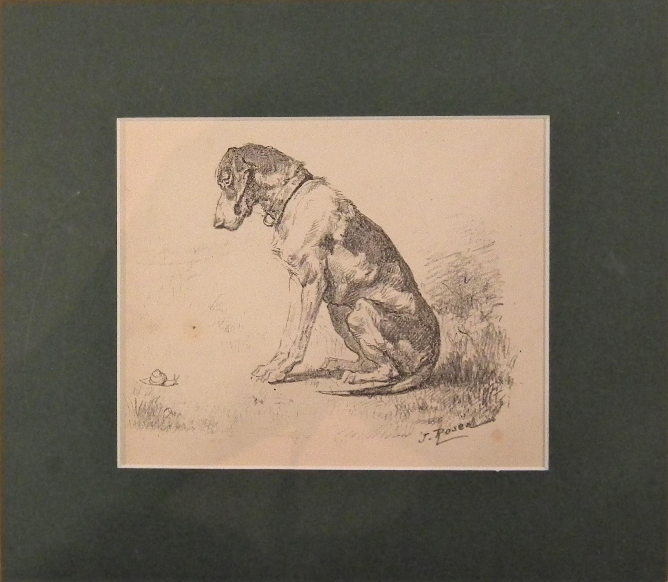 Jan Rosen(1854-1936),Psiak,1881 - Aukcja internetowa / Licytacja online ...