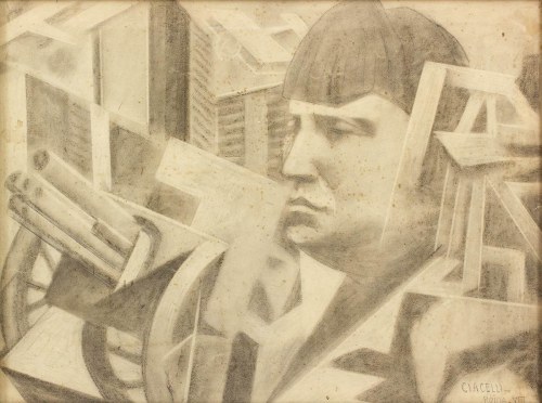 1883 - Wenecja, 1966): Dux, 1935, Arturo Ciacelli