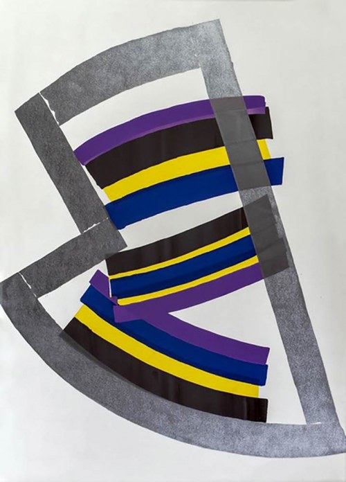 1906 - Rzym, 1998): Kompozycja abstrakcyjna, Luigi Montanarini