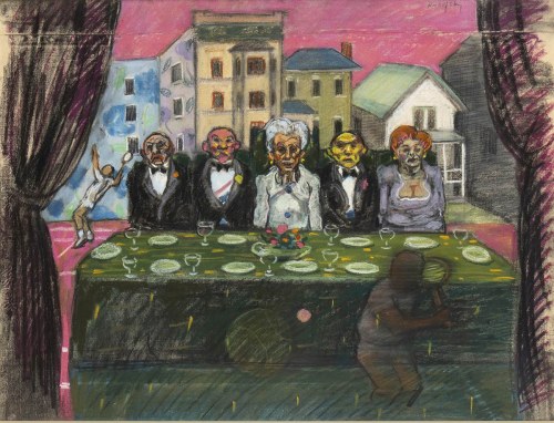 1924-1981): Stół jadalny (tenisista), Seymour Rosofsky