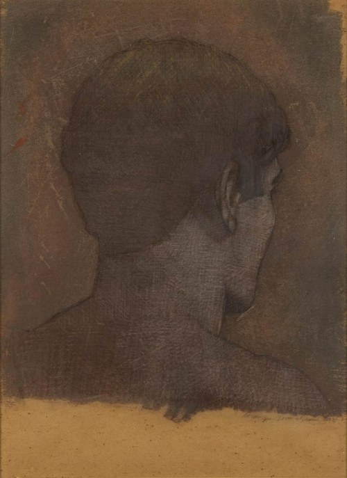 1934 - 2004): Mężczyzna od tyłu, 1972, Lorenzo Tornabuoni