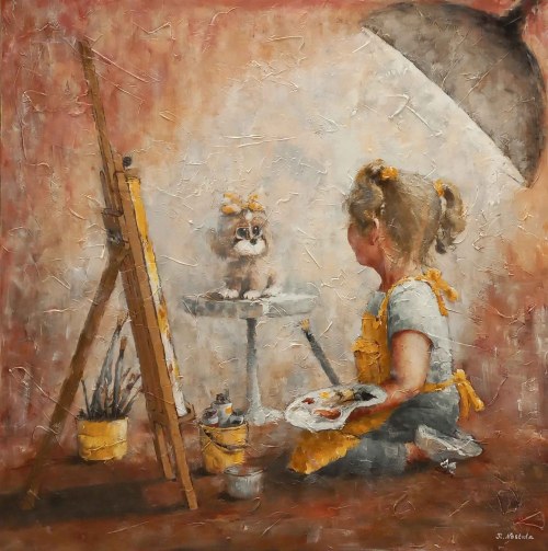 Pierwszy portret, 2022, Renata Nastula