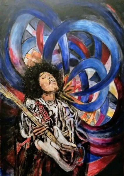 JIMI HENDRIX, 2020R., Jowita Kotów