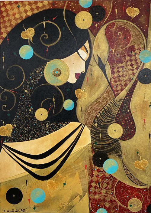 Gold swan , 2022, Marek Wierchuszko