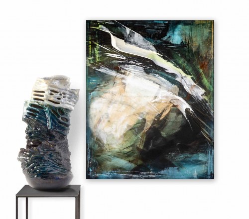 Duet Breath of green, 2022, Joanna Roszkowska