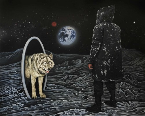 On the moon, 2022, Maciej Rauch
