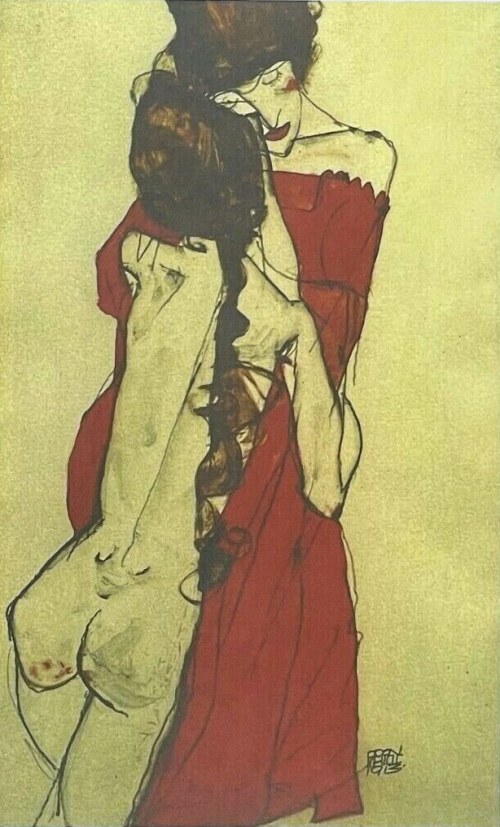 Dwie kobiety, Egon Schiele
