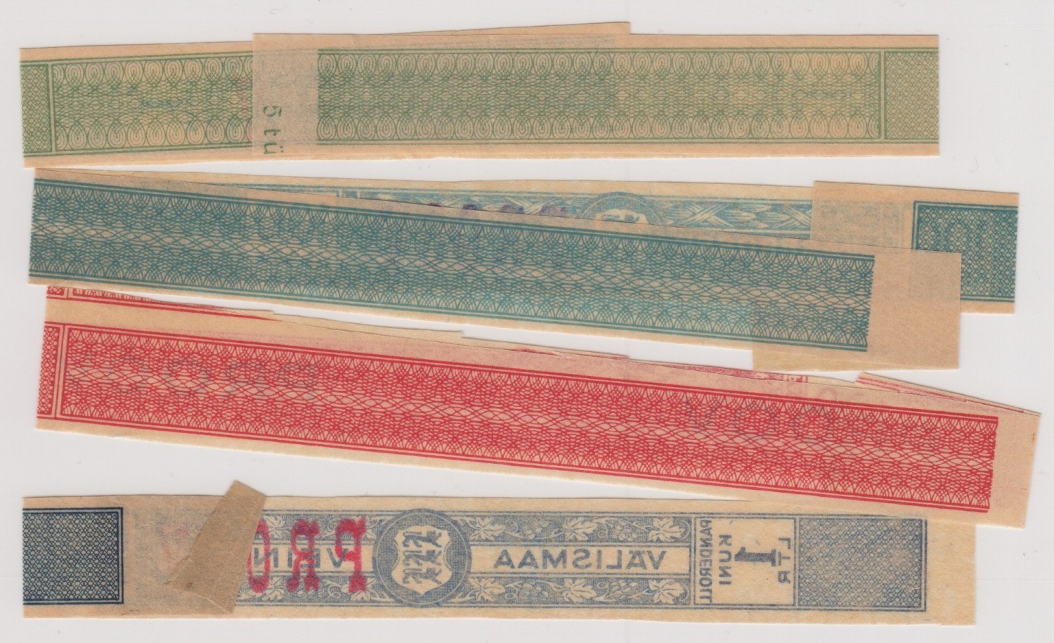 Estonia alcohol and cigarettes Panderoll - Specimen (4) - Online auction /  Online bidding - Price