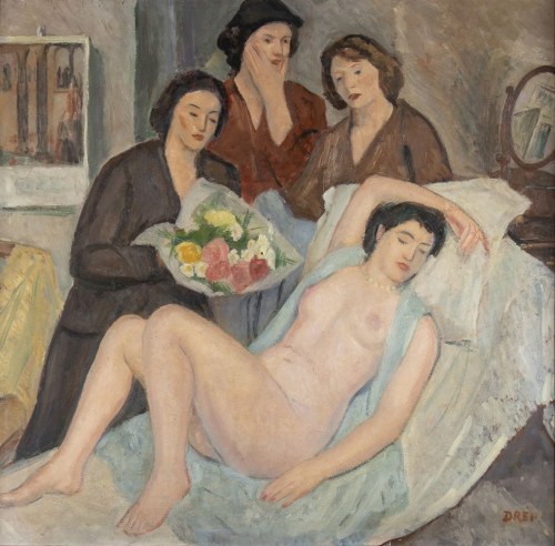 1886 - Rzym, 1973), Wizyta, 1945 ok., Ercole Drei