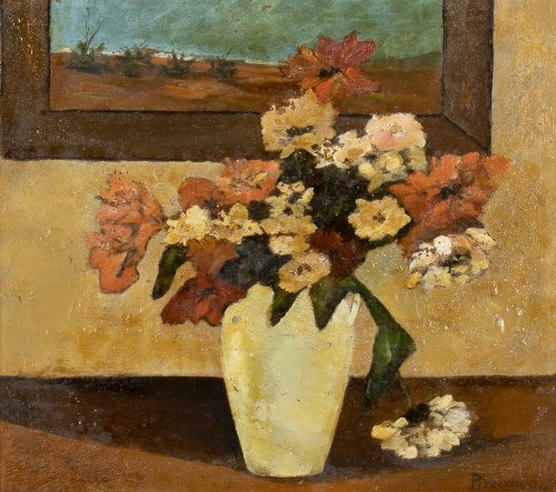 1875 - Bolonia, 1937), Wazon z kwiatem, 1934, Pieretto Bianco