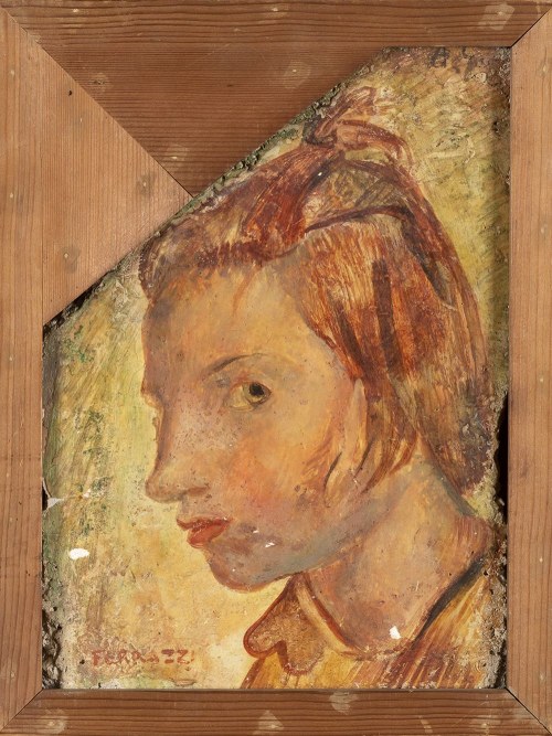 1891 - 1978), Głowa dziewczynki (jego córka), lata 40. ok., Ferruccio Ferrazzi
