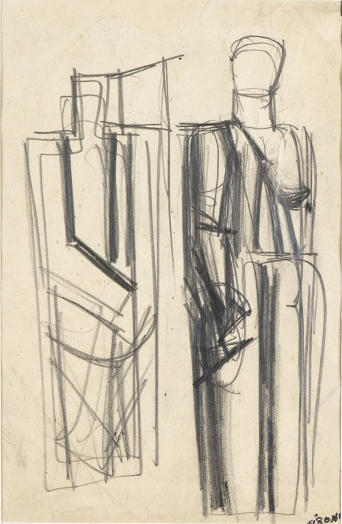 1885 - Mediolan, 1961), Figury klasyczne, 1933/35, Mario Sironi