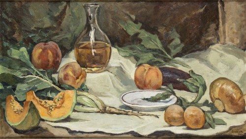 1889 - Rzym, 1967), Martwa natura z owocami, 1940, Carlo Socrate