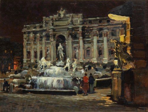 1883 - 1979), Fontanna di Trevi, Renato Natali
