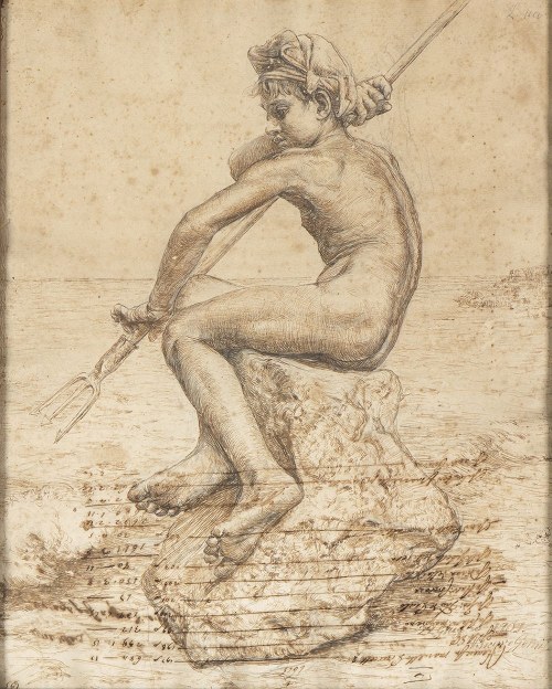 1852-1929), Studium młodego rybaka, 1909, Vincenzo Gemito