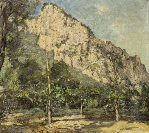 1856 - Neapol, 1949), Pejzaż górski, Attilio Pratella