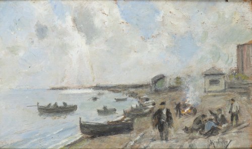 1858-1938), Zatoka Neapolitańska, Vincenzo Migliaro