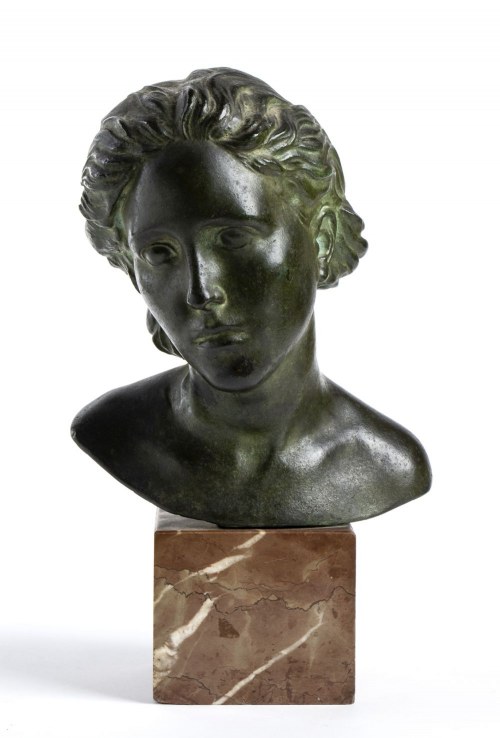 1884 - Rzym, 1961), Portret Angeli Colasanti, lata 30. ok., Attilio Torresini