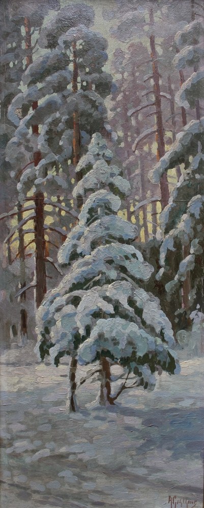 Las zimą-para obrazów, Alfrēds Aleksandrs Gelhārs
