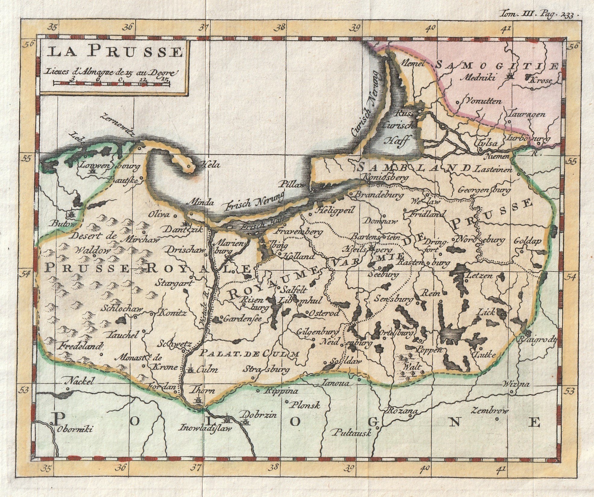 PRUSSIA Map Of The Kingdom Of Prussia Anonymous Ca 1750 In Upper   1377628 1b 