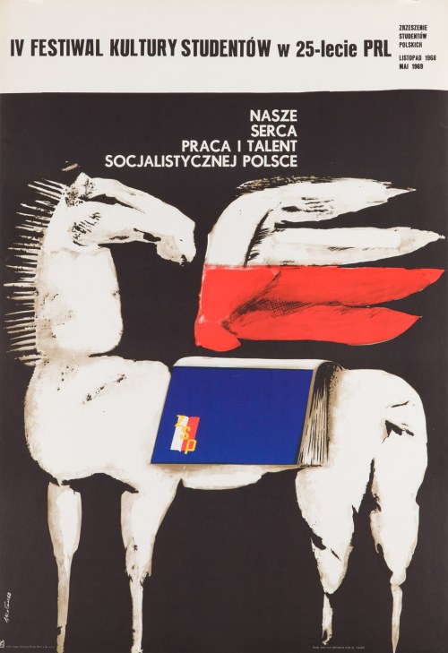 praca i talent socjalistycznej Polsce - proj. Jerzy KOŁACZ (1938-2009), IV Festiwal Kultury Studentów w 25- lecie PRL. Nasze serca