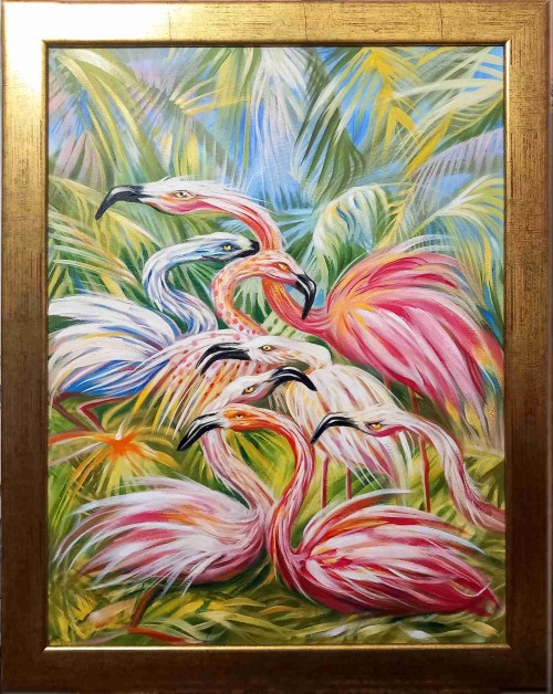 Flamingi, 2022, Rafał Mruszczak