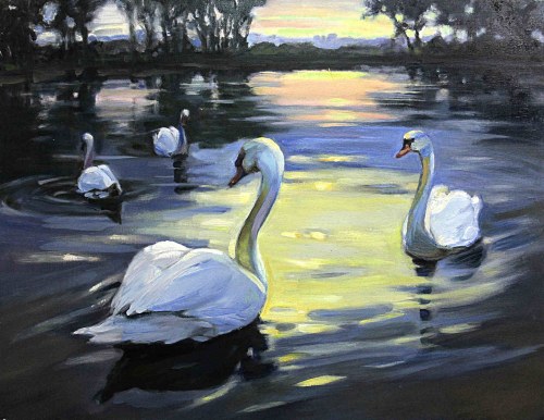 Staw, 2019, Halina Piwowarska