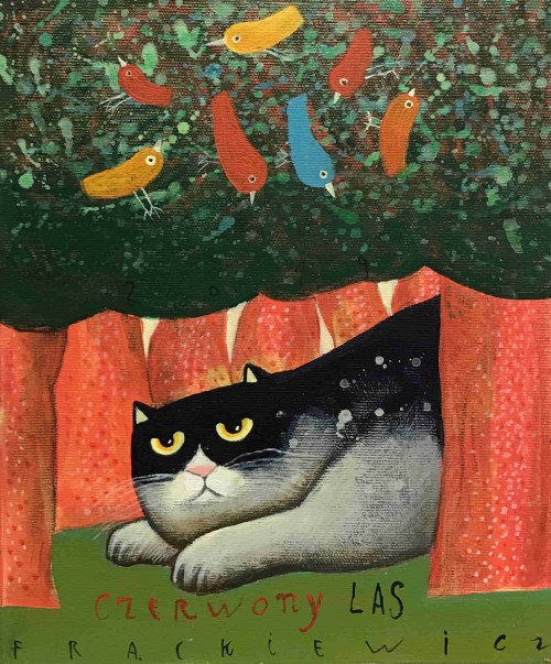 Red forest, 2019, Jacek Frąckiewicz