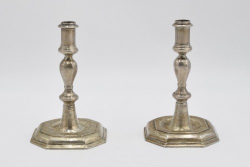 PUTZKY (ur. 1695 w Królewcu, czynny w Schwerinie 1717-1724), Para lichtarzy, Johann Putzke