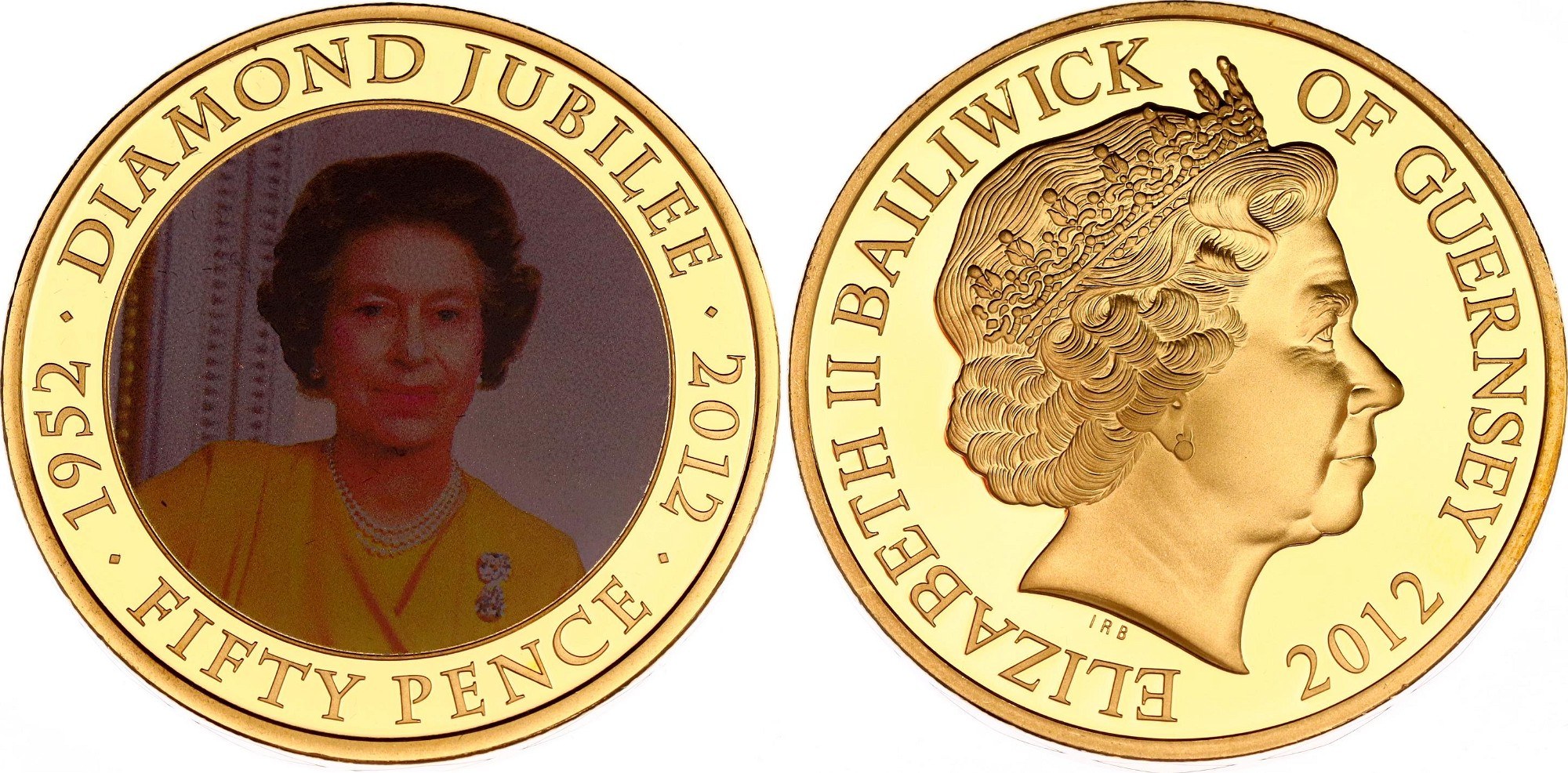 Guernsey 50 Pence 2012 - Online auction / Online bidding - Price - OneBid