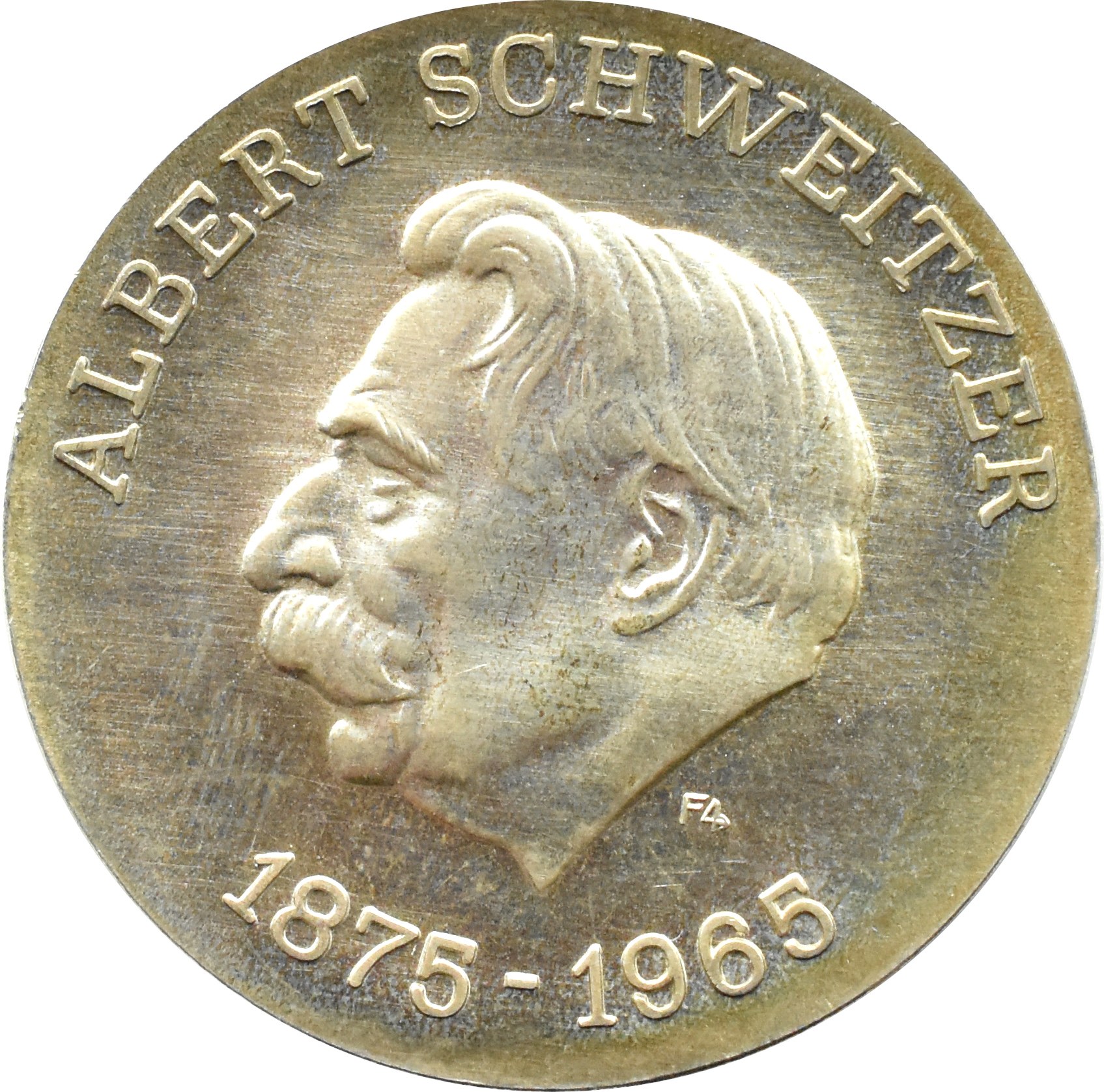 Niemcy NRD 10 Marek 1975 Albert Schweizer RZADKA ODMIANA UNC Aukcja Internetowa