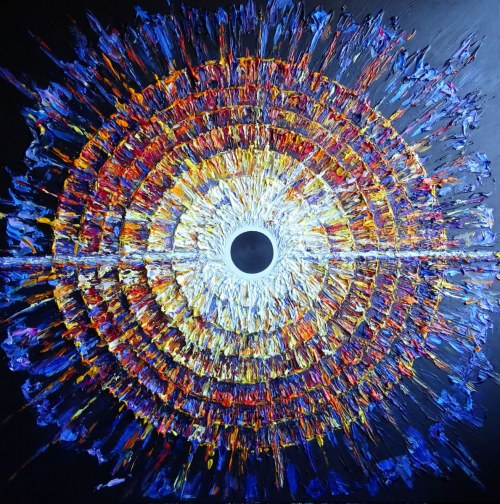 Supernova Flare II z cyklu Intymność światła, 2022 r., Magdalena Barczyk-Kurus