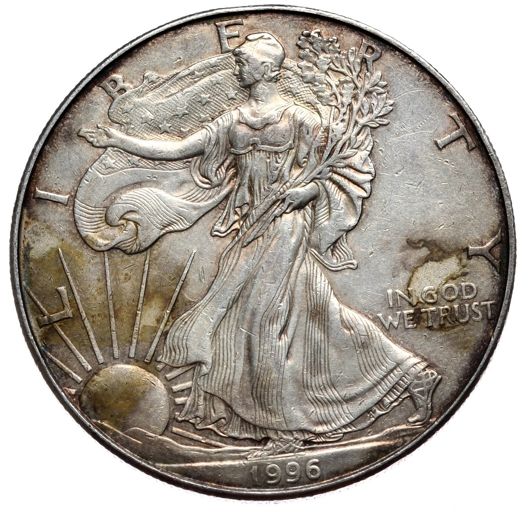 USA, Liberty Silver Eagle 1996 dollar, 1 oz, 999 AG ounce