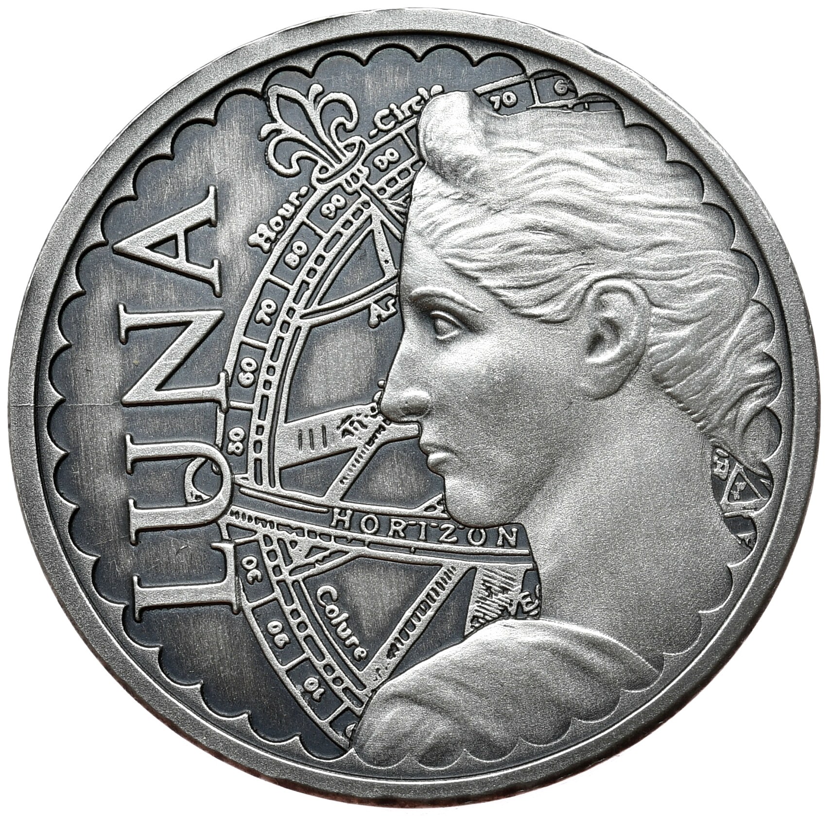 Luna, 1 oz, Ag 999, Antic - Online auction / Online bidding - Price - OneBid