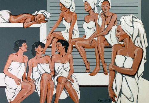 Sauna, 2023, Robert Krężlak