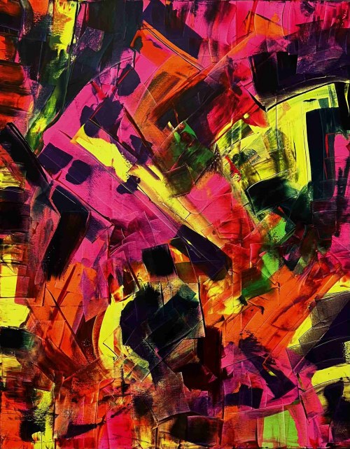 Dancing with colors, 2023, Paulina Robotycka